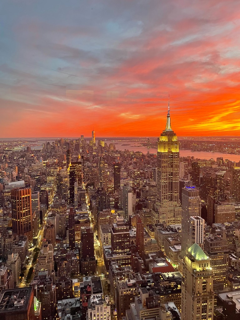 Empire State Building et skyline à New York
